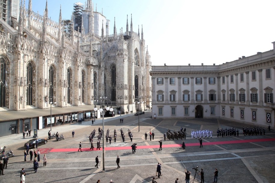 Palazzo Reale w Mediolanie /MATTEO BAZZI    /PAP/EPA