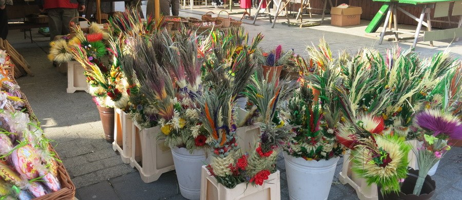 Palmy na krakowskim Rynku /Józef Polewka /Archiwum RMF FM