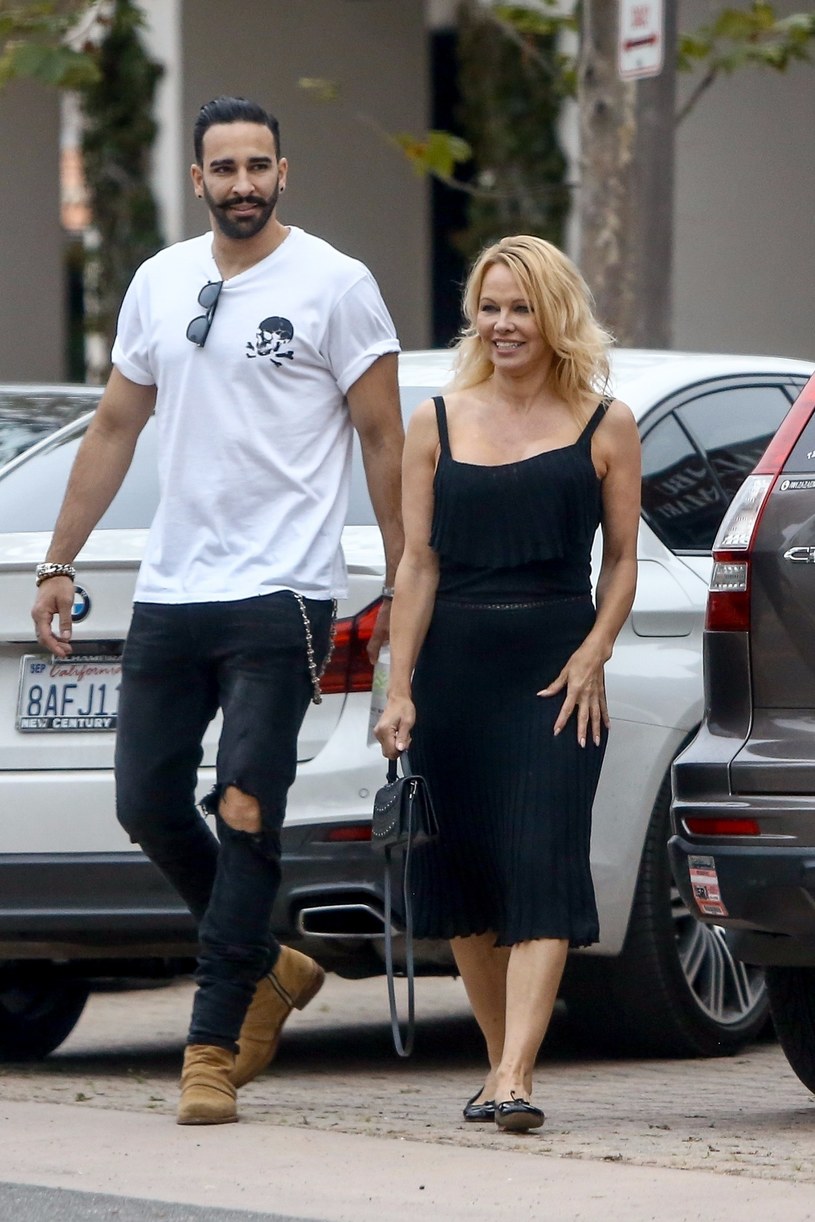 Pamela Anderson i Adil Rami /Agencja FORUM