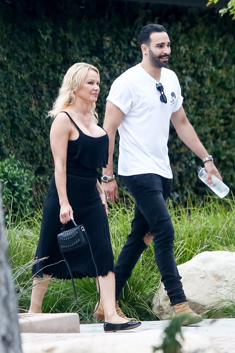 Pamela Anderson i Adil Rami /Agencja FORUM