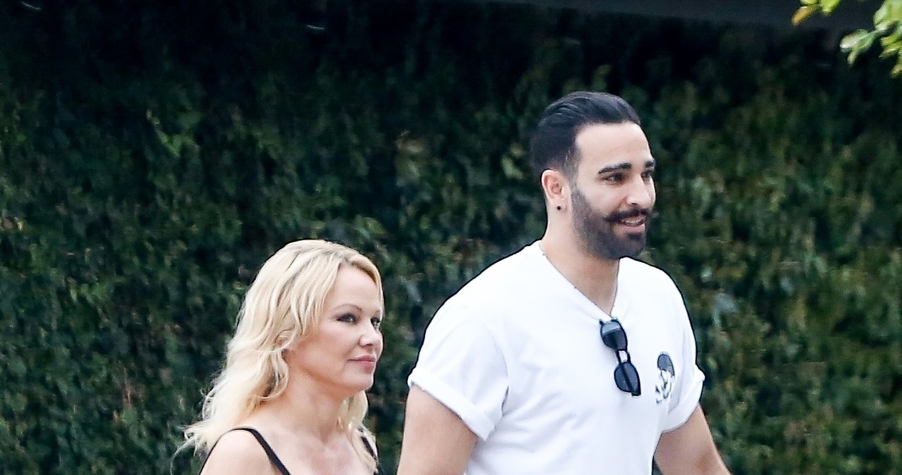 Pamela Anderson i Adil Rami /Agencja FORUM