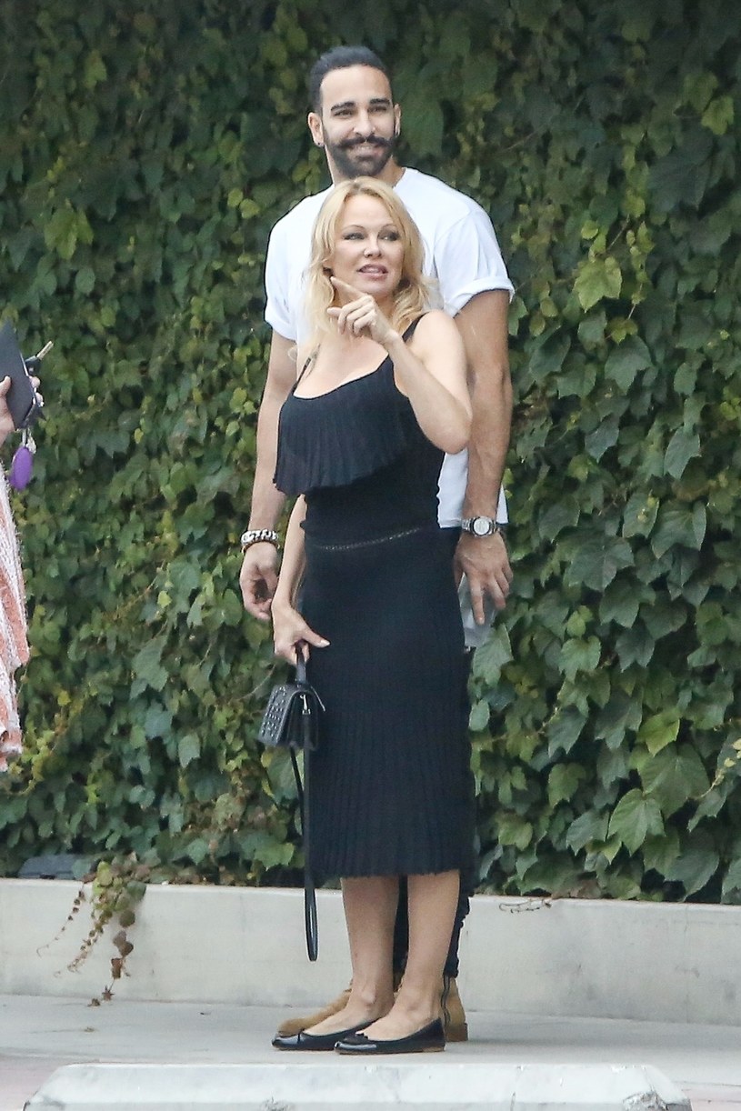 Pamela Anderson i Adil Rami /Agencja FORUM