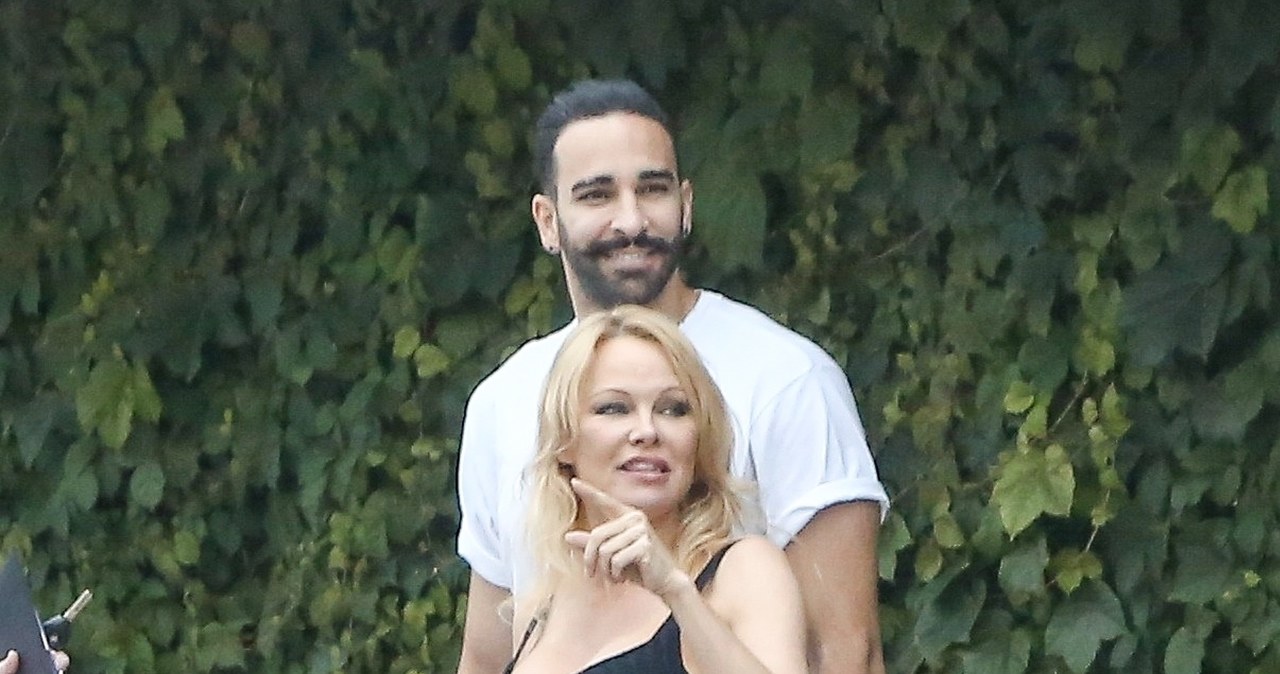 Pamela Anderson i Adil Rami /Agencja FORUM