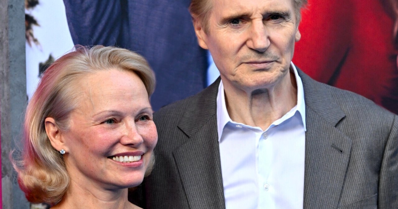 Pamela Anderson i Liam Neeson /Stephen Lovekin/ Shutterstock /East News