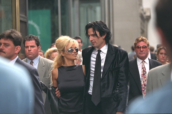 Pamela Anderson i Tommy Lee /Lawrence Schwartzwald/Sygma via Getty Images /Getty Images