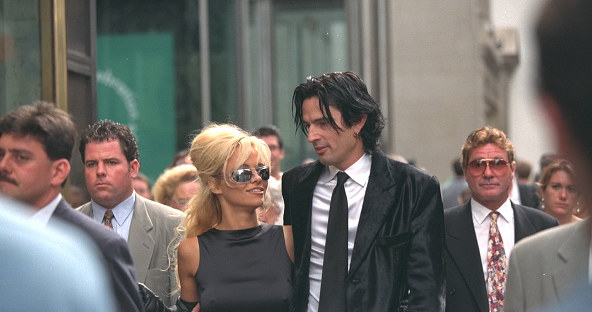 Pamela Anderson i Tommy Lee /Lawrence Schwartzwald/Sygma via Getty Images /Getty Images