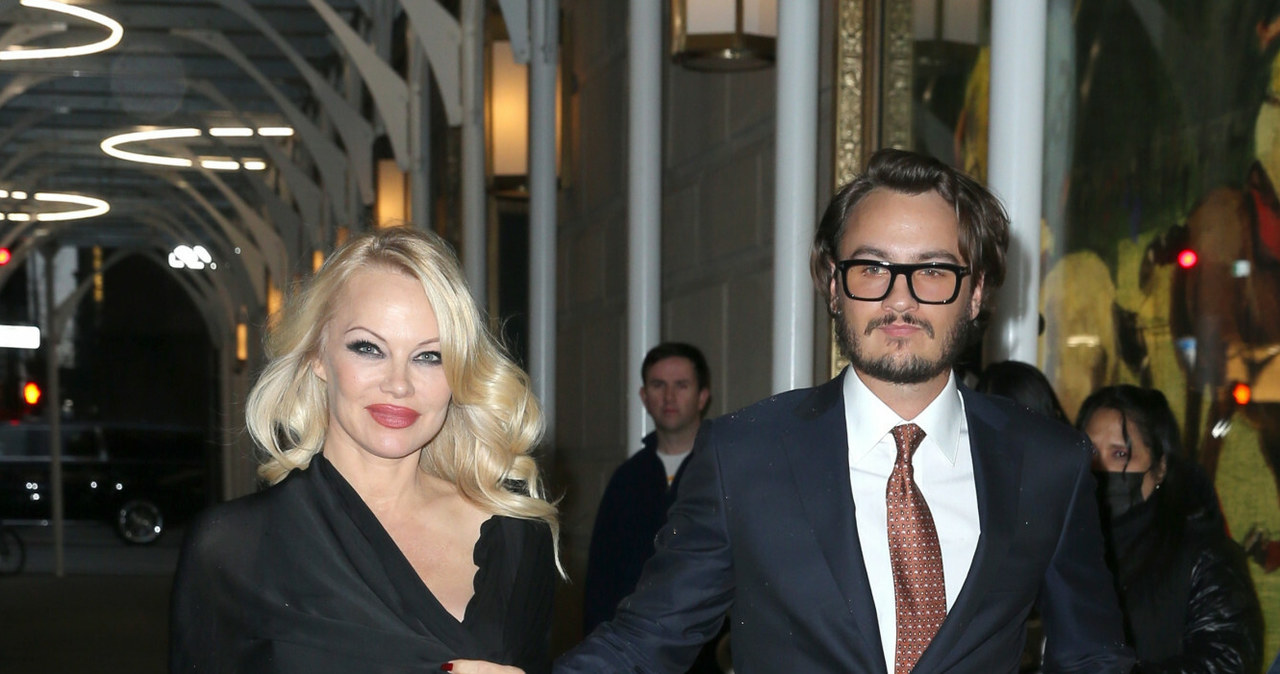 Pamela Anderson z synem Brandonem Thomasem Lee /Christopher Peterson / SplashNews.com/East News /East News