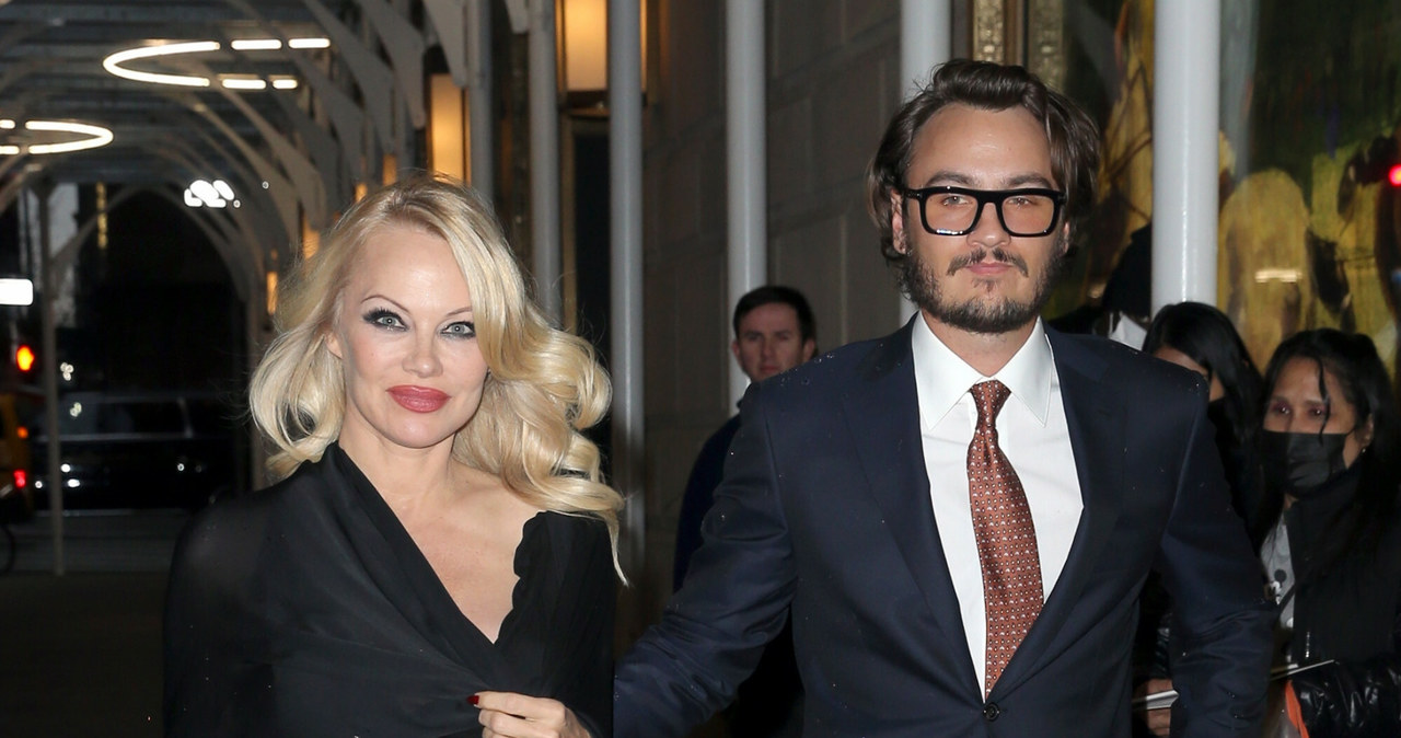 Pamela Anderson z synem Brandonem Thomasem Lee /Christopher Peterson / SplashNews.com/East News /East News