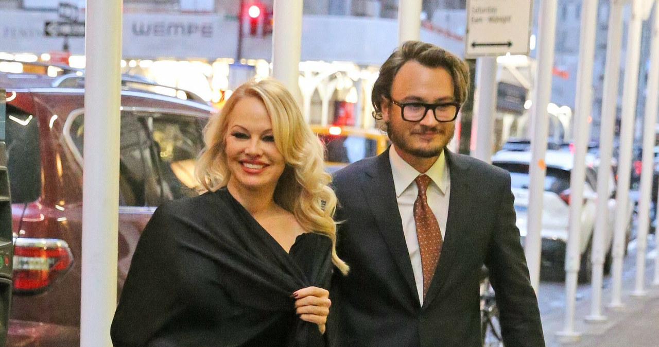 Pamela Anderson z synem Brandonem Thomasem Lee /Justin Steffman / SplashNews.com/East News /East News