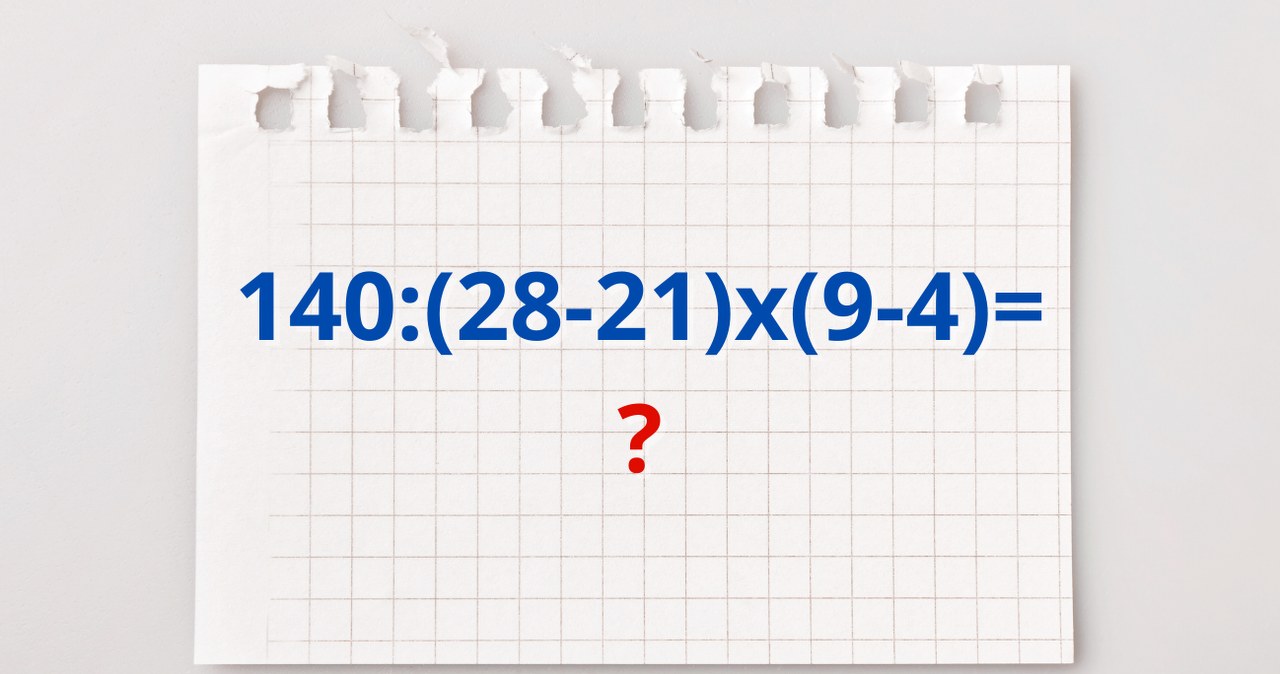 Pamiętasz kolejność? Oto sposób na zagadkę matematyczną /Canva Pro