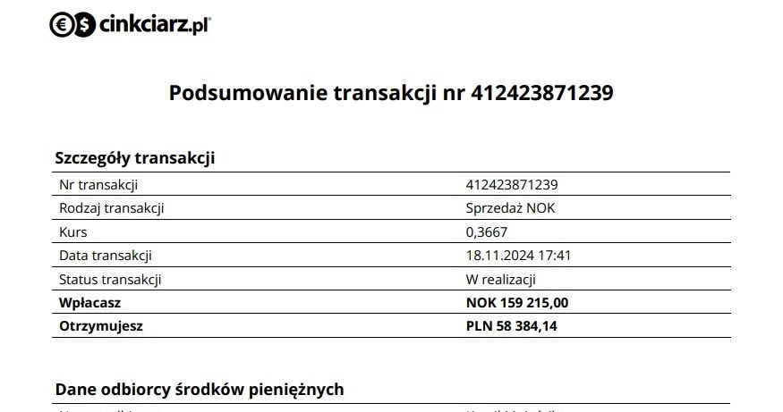 Pan Kamil czeka na ponad 58 tys. zł /Materiały autorki /INTERIA.PL