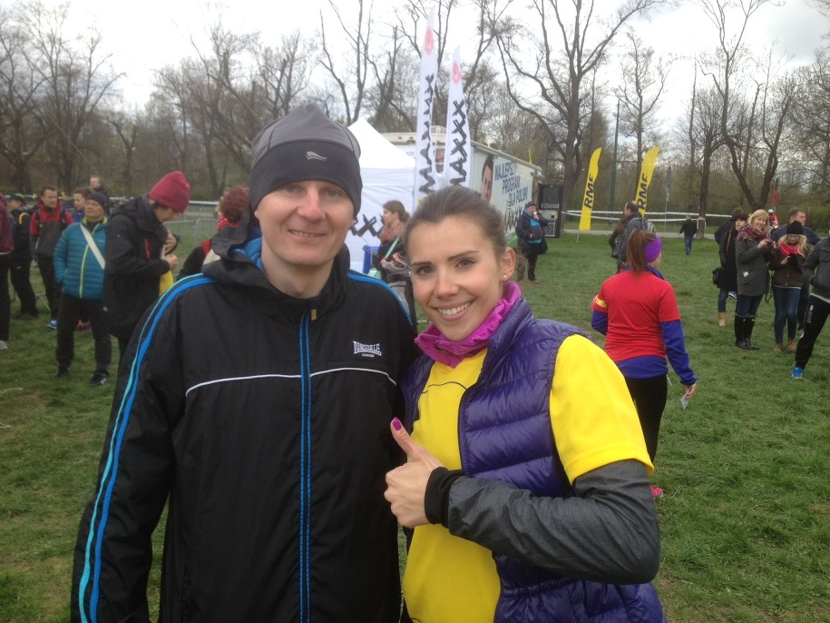 Pan Leszek i Ada Palka przed Biegiem o Puchar Radia RMF FM /Kacper Merk /RMF FM