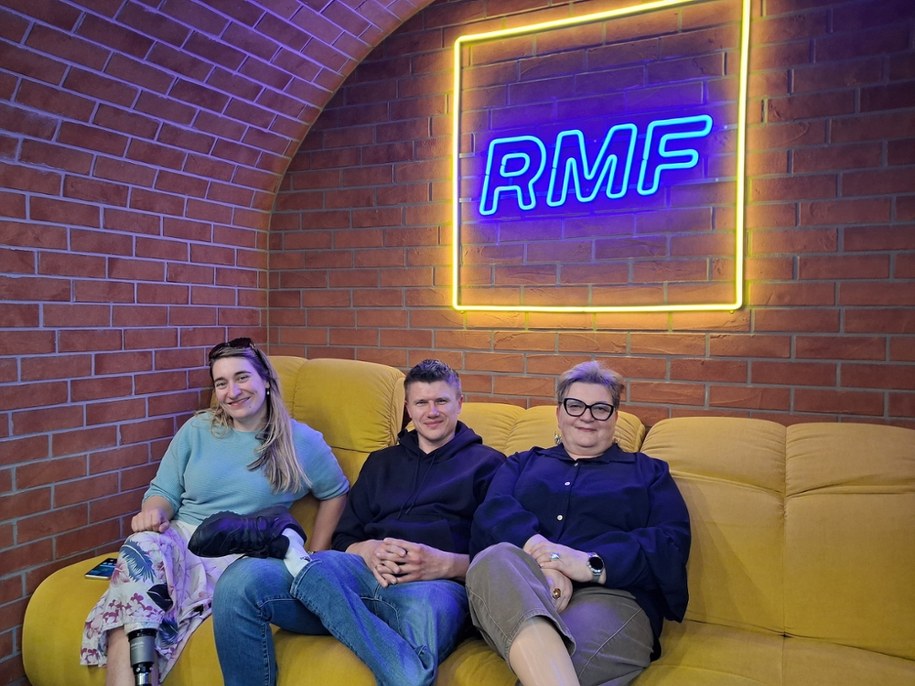 Pan Tomasz oraz panie Ewa i Grażyna /RMF FM