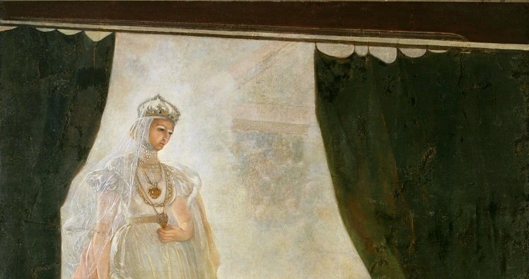 "Pan Twardowski wzywa ducha Barbary Radziwiłłówny" /Wojciech Gerson /domena publiczna