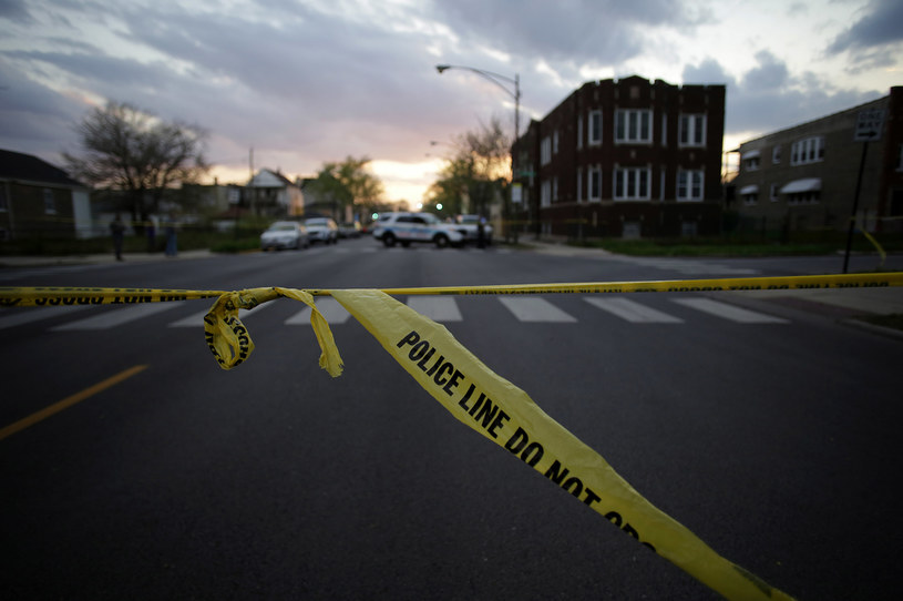 Pandemia tylko pogłębiła problem przemocy w Chicago /Joshua Lott/Getty Images /Getty Images