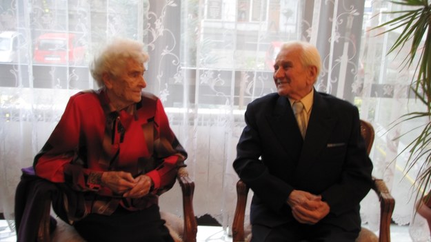 Pani Adelajda i pan Adolf pobrali się 70 lat temu /Anna Kropaczek /RMF FM