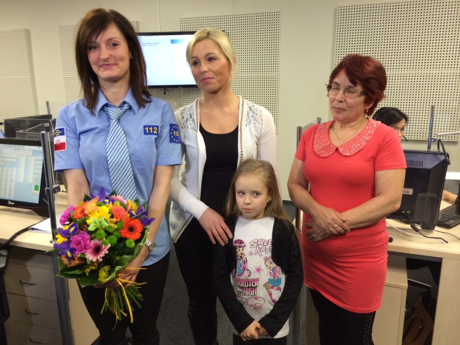 Pani Natalia pomogła uratować małą Lenkę /Kuba Kaługa /RMF FM