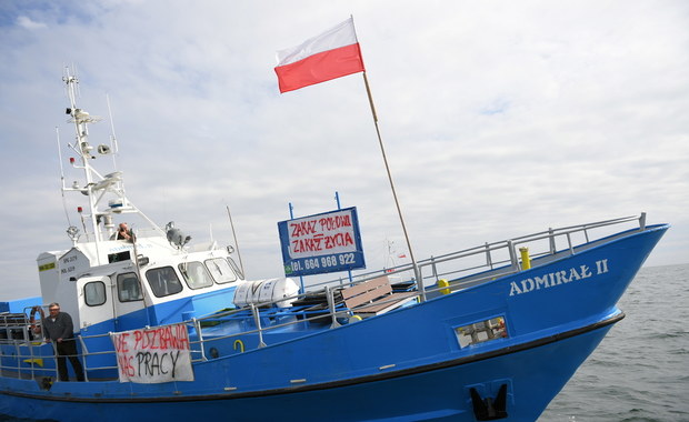 „Panie premierze, chcemy żyć”. Trwa protest armatorów wędkarstwa