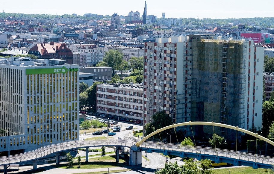 Panorama Katowic /Andrzej  Grygiel /PAP