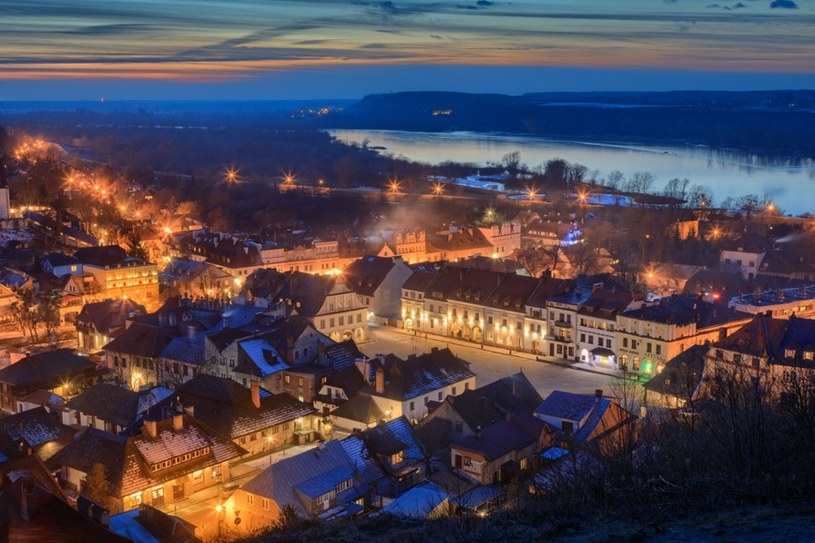 Panorama Kazimierza oglądana z Góry Trzech Krzyży. /ADAM LAWNIK /East News