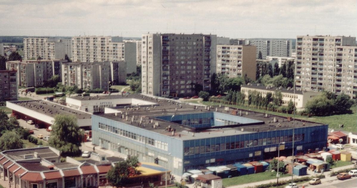 Panorama osiedla Retkinia w Łodzi. Widok w kierunku północno-zachodnim. /Dartys /Wikipedia