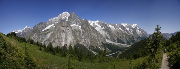 Panorama pod Mont Blanc //DPA/360-berlin/Jens Knappe /PAP