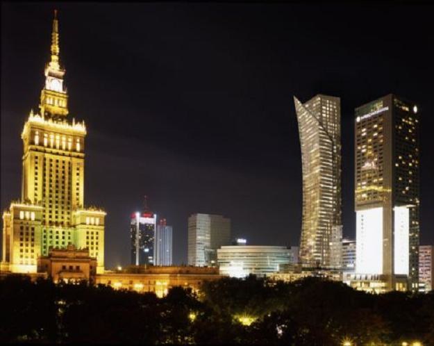 Panorama Warszawy z budynkiem przy Złotej 44 /Informacja prasowa
