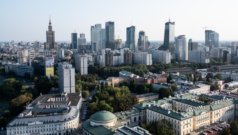 Panorama Warszawy /Filip Blazejowski /Agencja FORUM