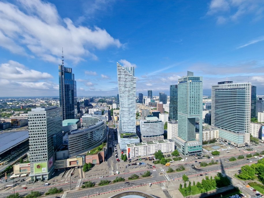 Panorama Warszawy / 	Radek Pietruszka   /PAP
