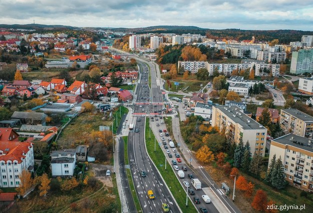 Panorama węzła Karwiny /fot. M. Mielewski, ZDIZ Gdynia /