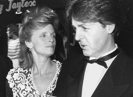 Państwo McCartney w 1982 roku /arch. AFP