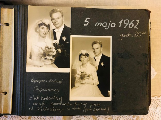 Państwo Sypniewski mieli dwa śluby - cywilny w grudniu 1961 roku i kościelny w maju 1962 roku /Agnieszka Wyderka /RMF FM