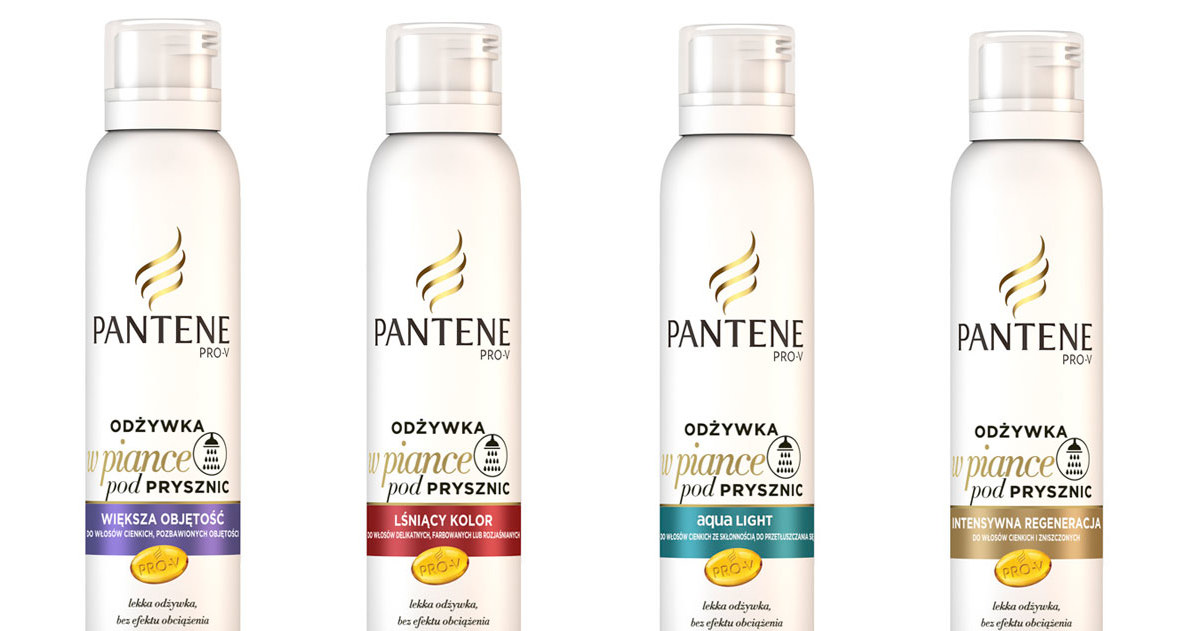 Pantene: Lekkie Odżywki w Piance /materiały prasowe