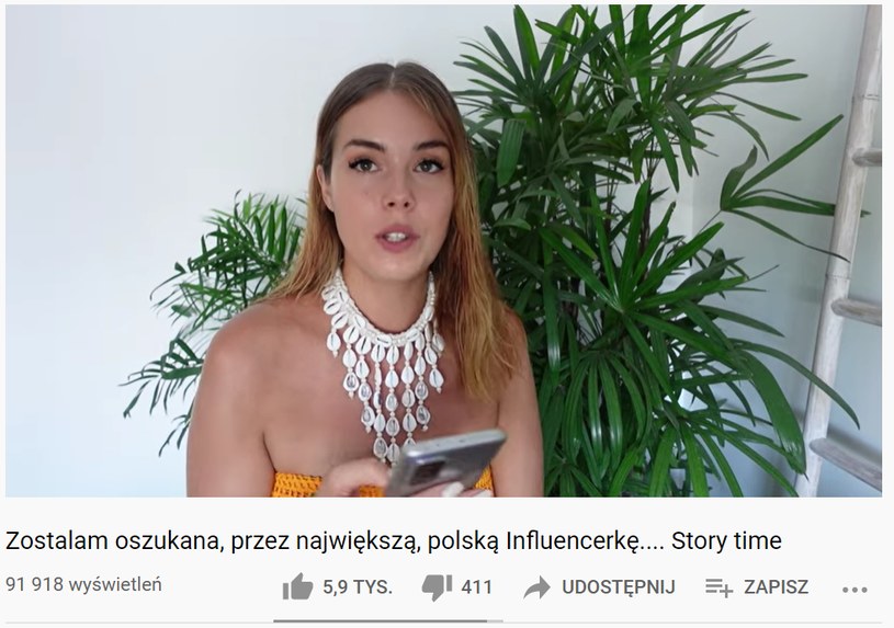 Pantinka oskarża Julię Wieniawę na Youtubie /pomponik.pl