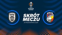 PAOK - Viktoria Pilzno. Skrót meczu. WIDEO