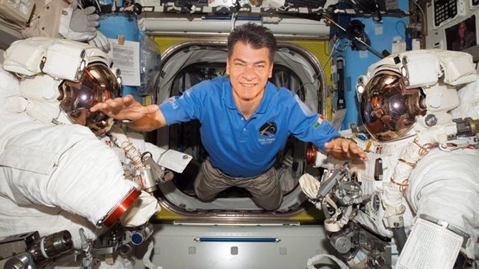 Paolo Nespoli na pokładzie ISS / ESA /materiały prasowe