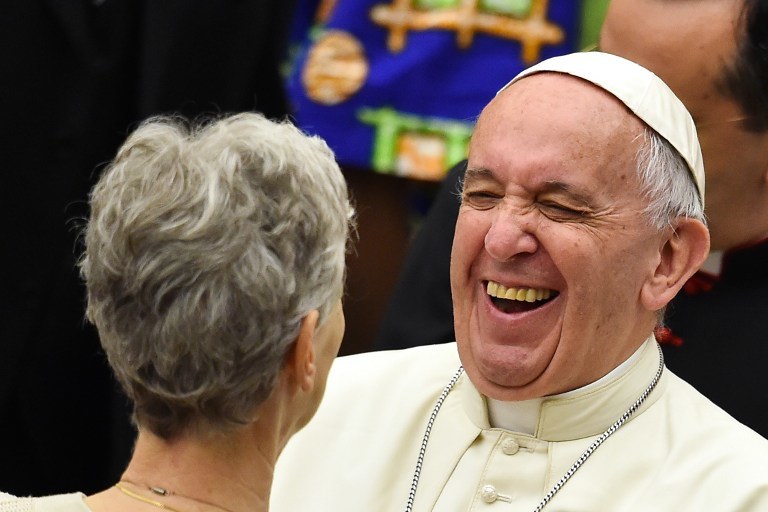 Papież Franciszek lubi być blisko ludzi /GABRIEL BOUYS / AFP /AFP