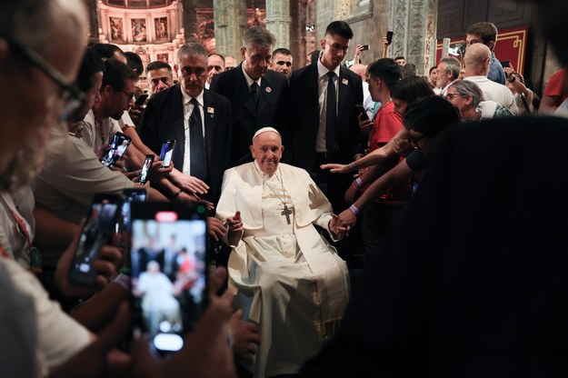 Papież Franciszek na ŚDM w Lizbonie /JOAO RELVAS / POOL /PAP/EPA