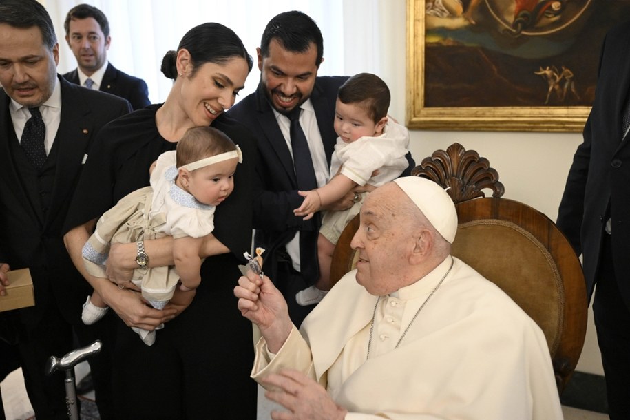 Papież Franciszek podczas audiencji /	©Vatican Media/CPP / ipa-agency.net /PAP/PA