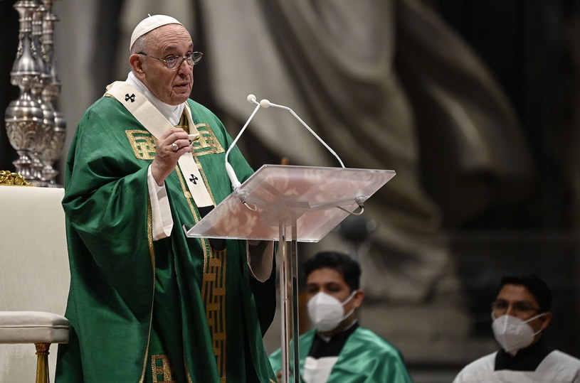 Papież Franciszek podczas obchodów Światowego Dnia Ubogich /PAP/EPA/Riccardo Antimiani /PAP