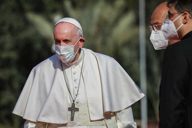 Papież Franciszek podczas swojej pielgrzymki w Iraku / Ameer Al Mohammedaw /PAP/DPA