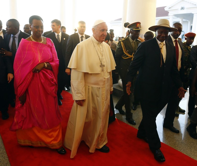 Papież Franciszek w Ugandzie /PAP/EPA
