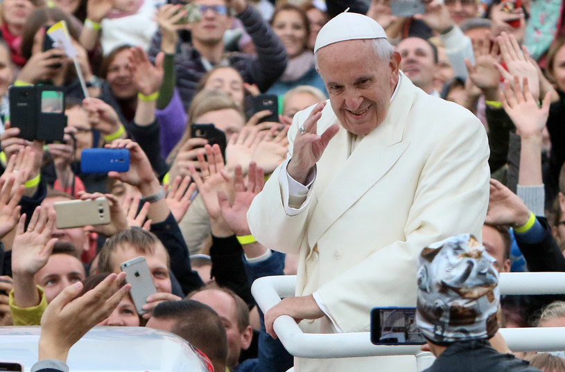 Papież Franciszek w Wilnie /PETRAS MALUKAS /AFP