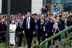 Papież Franciszek z wizytą u kardynała Franciszka Macharskiego 