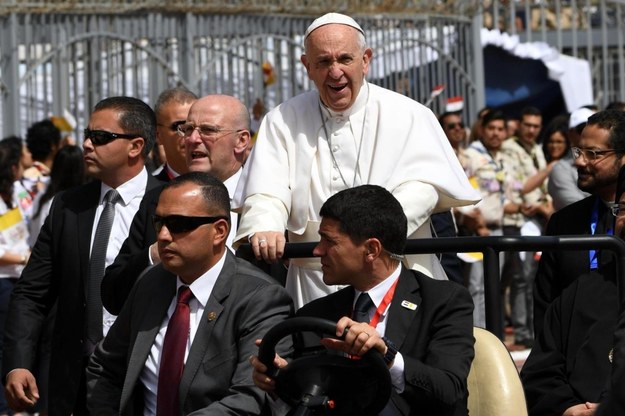 Papież Franciszek z wizytą w Egipcie /CIRO FUSCO /PAP/EPA