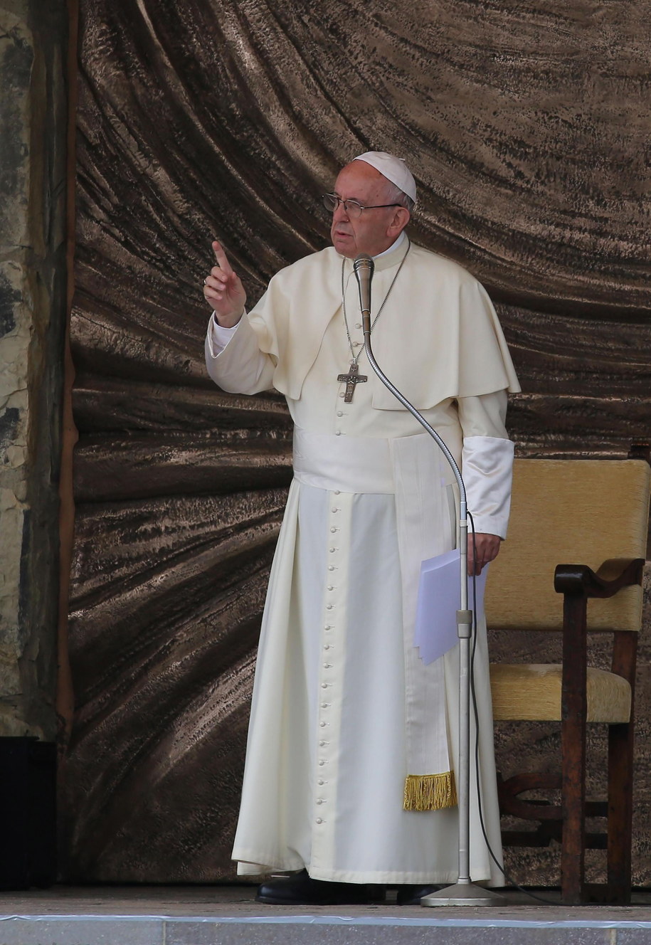 Papież Franciszek /Claudio Giovannini /PAP/EPA