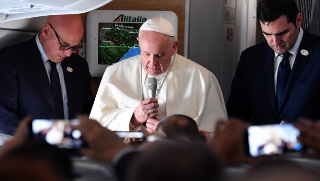 Papież Franciszek /ETTORE FERRARI /PAP/EPA