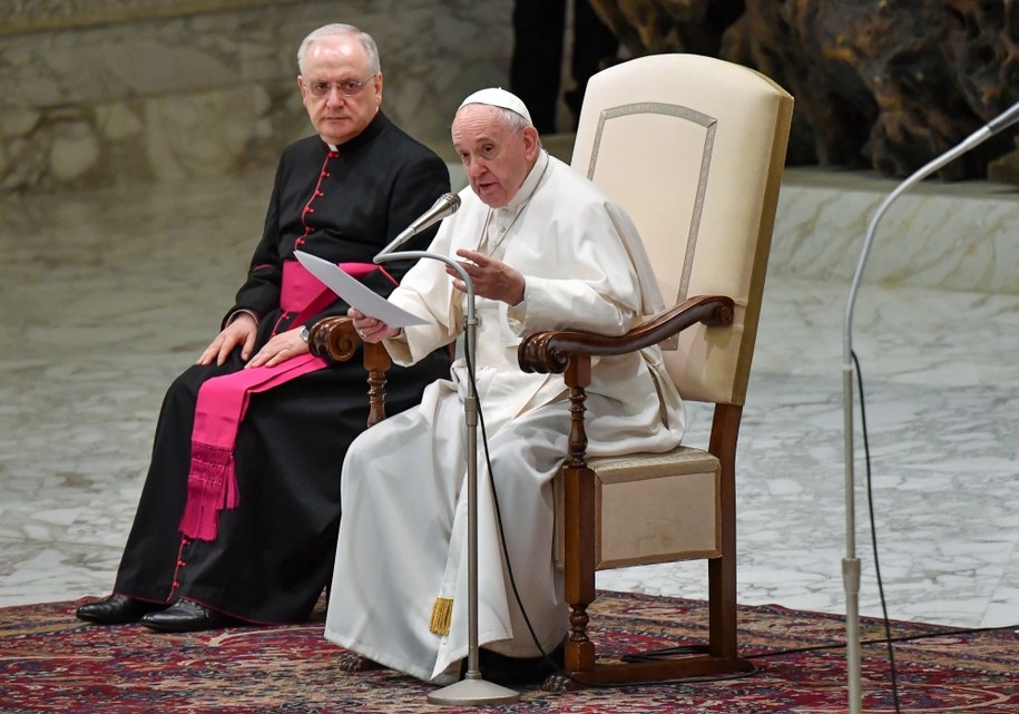 Papież Franciszek /	ALESSANDRO DI MEO /PAP/EPA