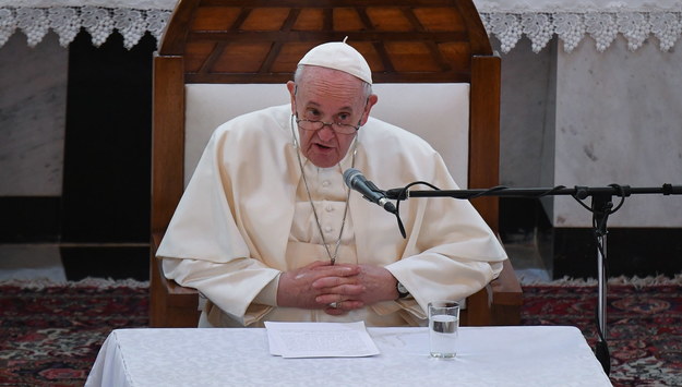 Papież Franciszek /	ALESSANDRO DI MEO /PAP/EPA