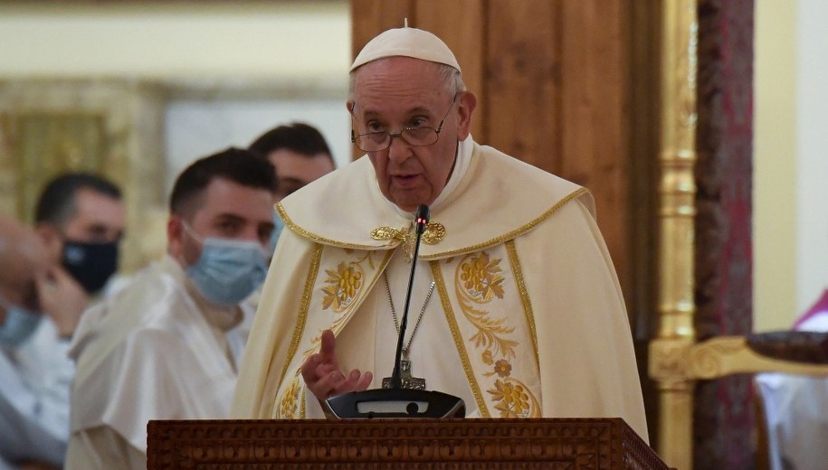 Papież Franciszek /	ALESSANDRO DI MEO /PAP/EPA